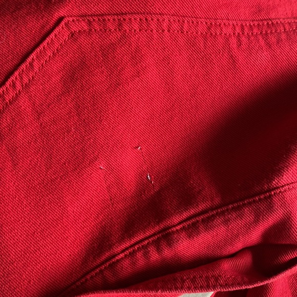 Red denim jacket - Picture 3 of 3